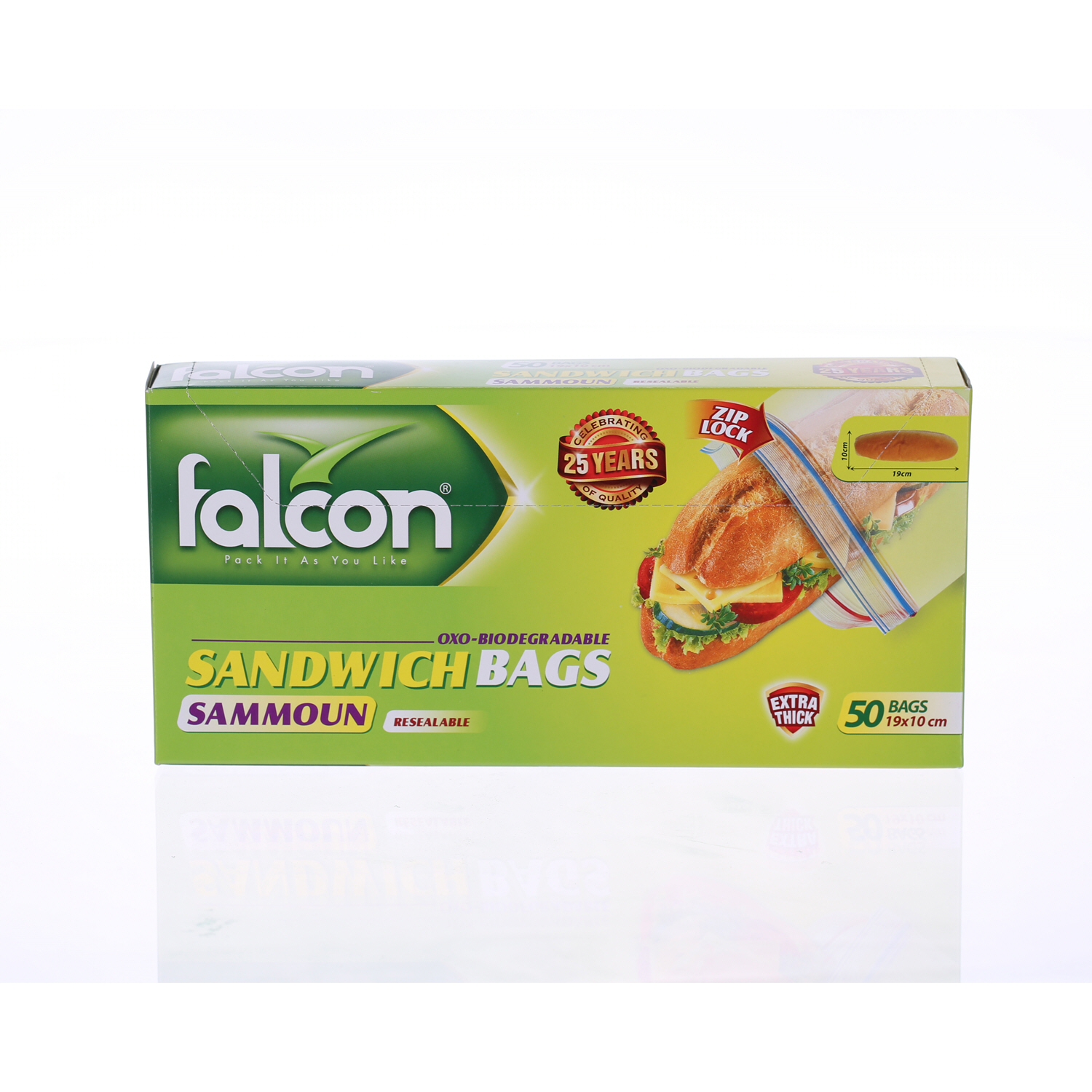 Falcon Samoon Sandwich Bag Small 50 Pack