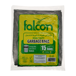 Falcon Garbage Bags 95 x 120 cm 15 Pieces