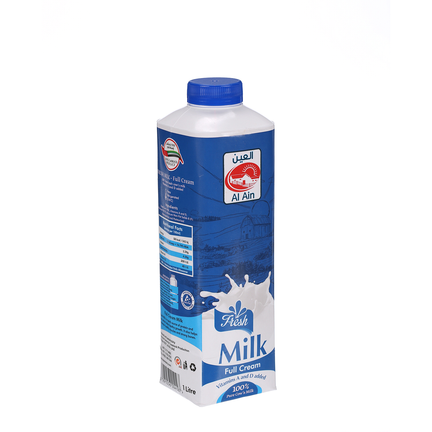 Al Ain Fresh Milk Full Cream 1 L