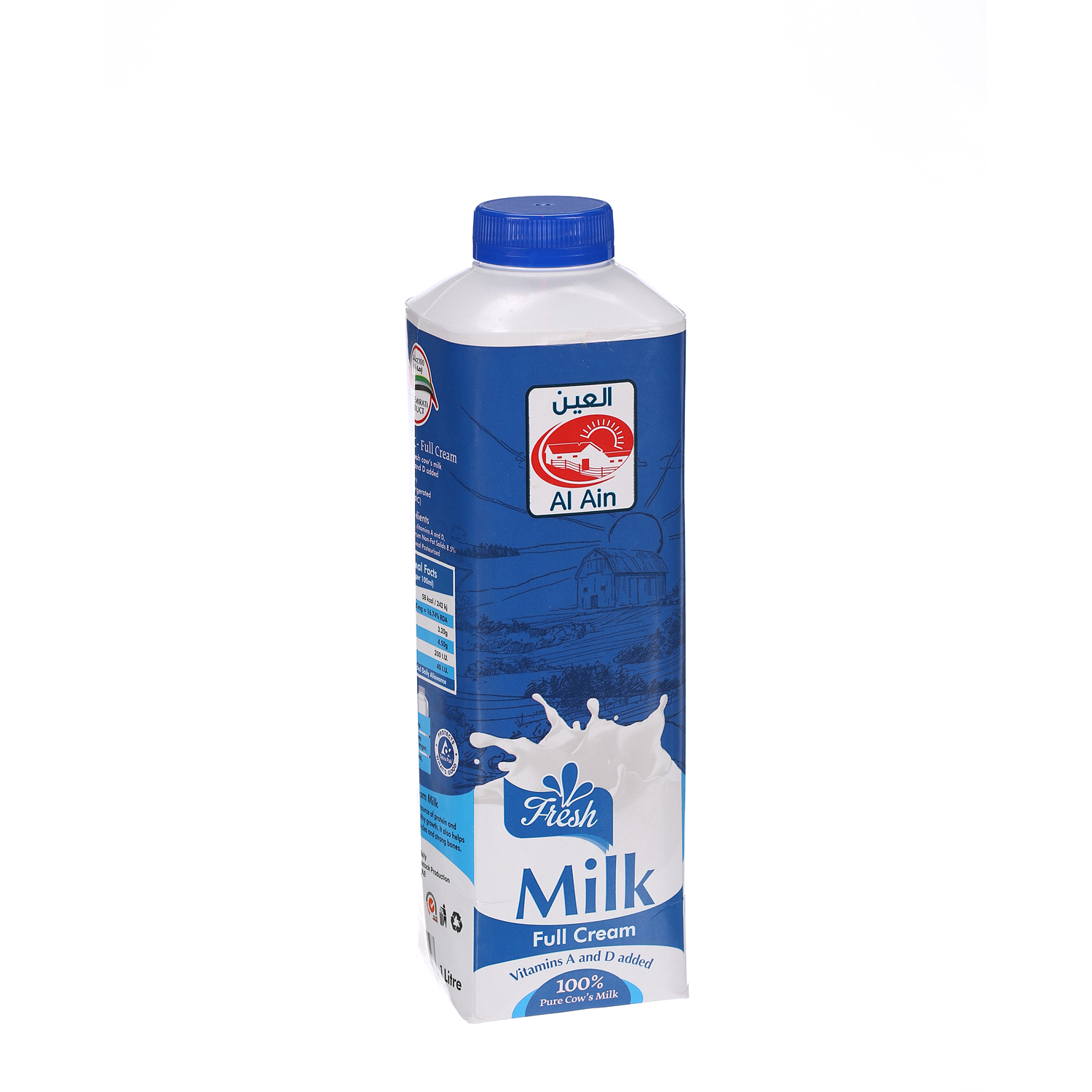 Al Ain Fresh Milk Full Cream 1 L