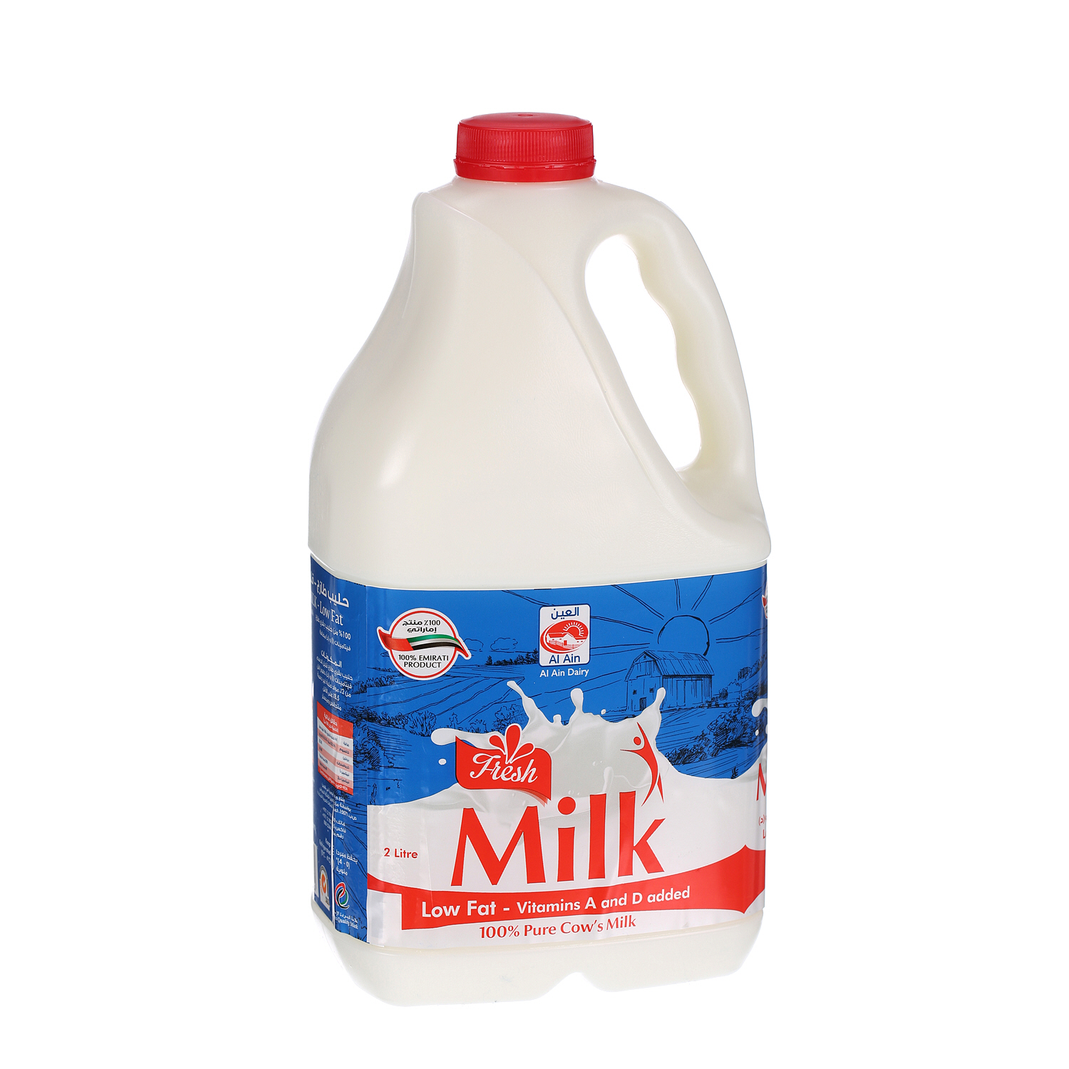 Al Ain Fresh Milk Low Fat 2Ltr