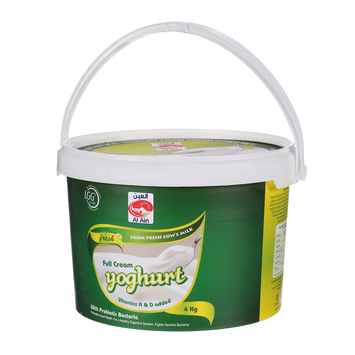 Al Ain Fresh Youghurt Full Cream 4 Kg