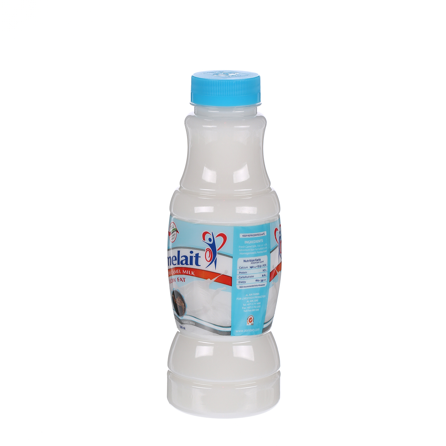Al Ain Fresh Camel Milk Low Fat 500 ml