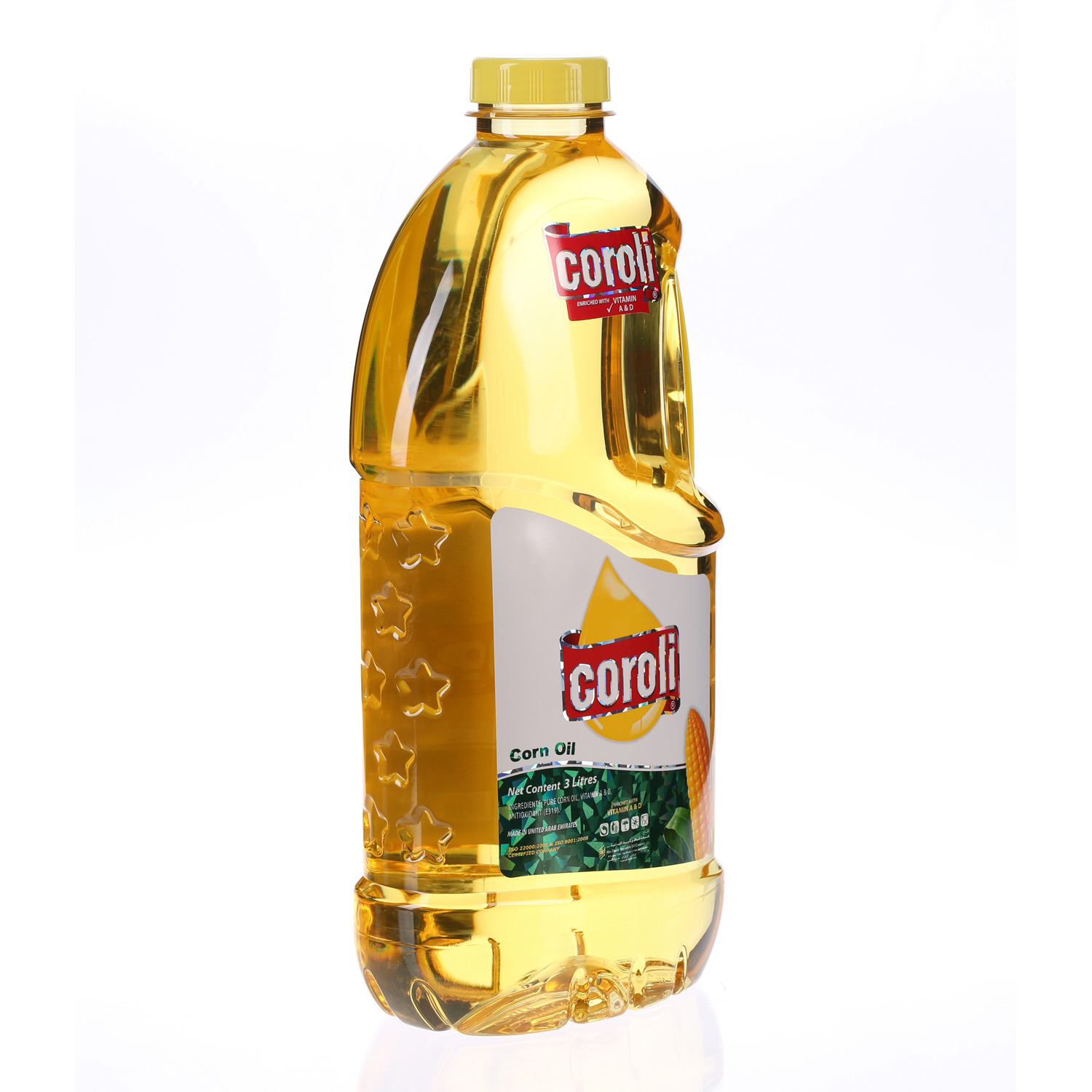 Coroli Corn Oil Plastic Bottle With Handle 3.45 L
