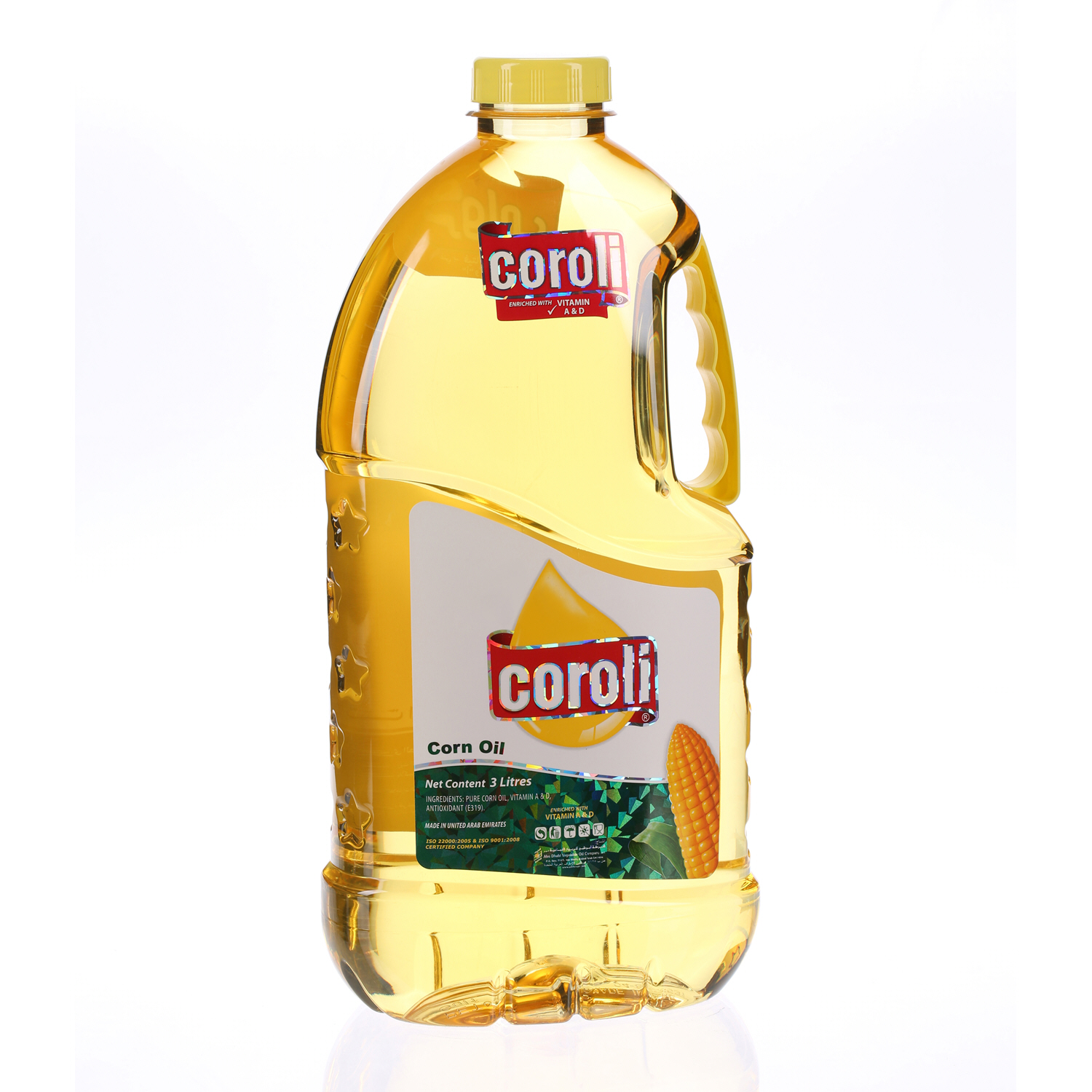 Coroli Corn Oil Plastic Bottle With Handle 3.45 L
