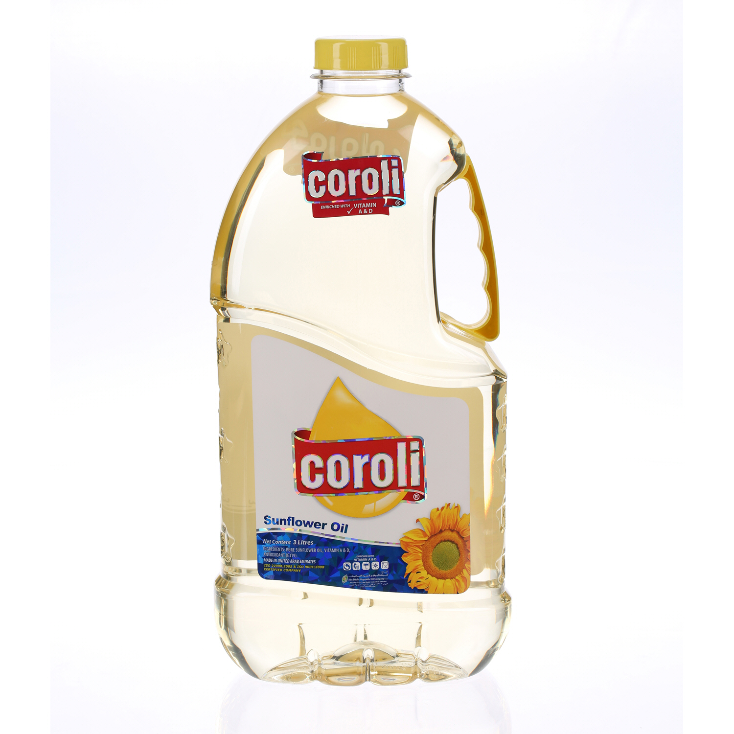 Coroli Sunflower Oil Plastic Bottle 3.45 L