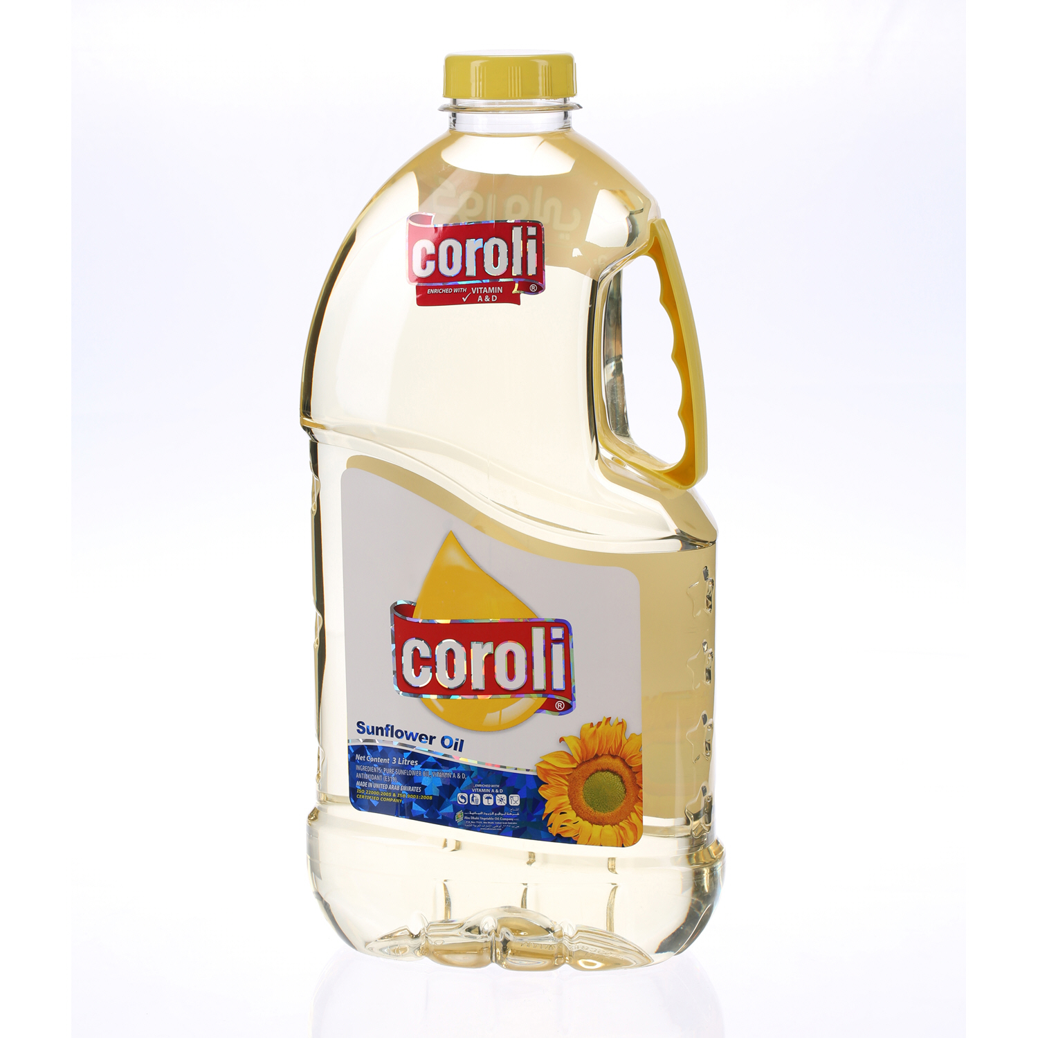 Coroli Sunflower Oil Plastic Bottle 3.45 L