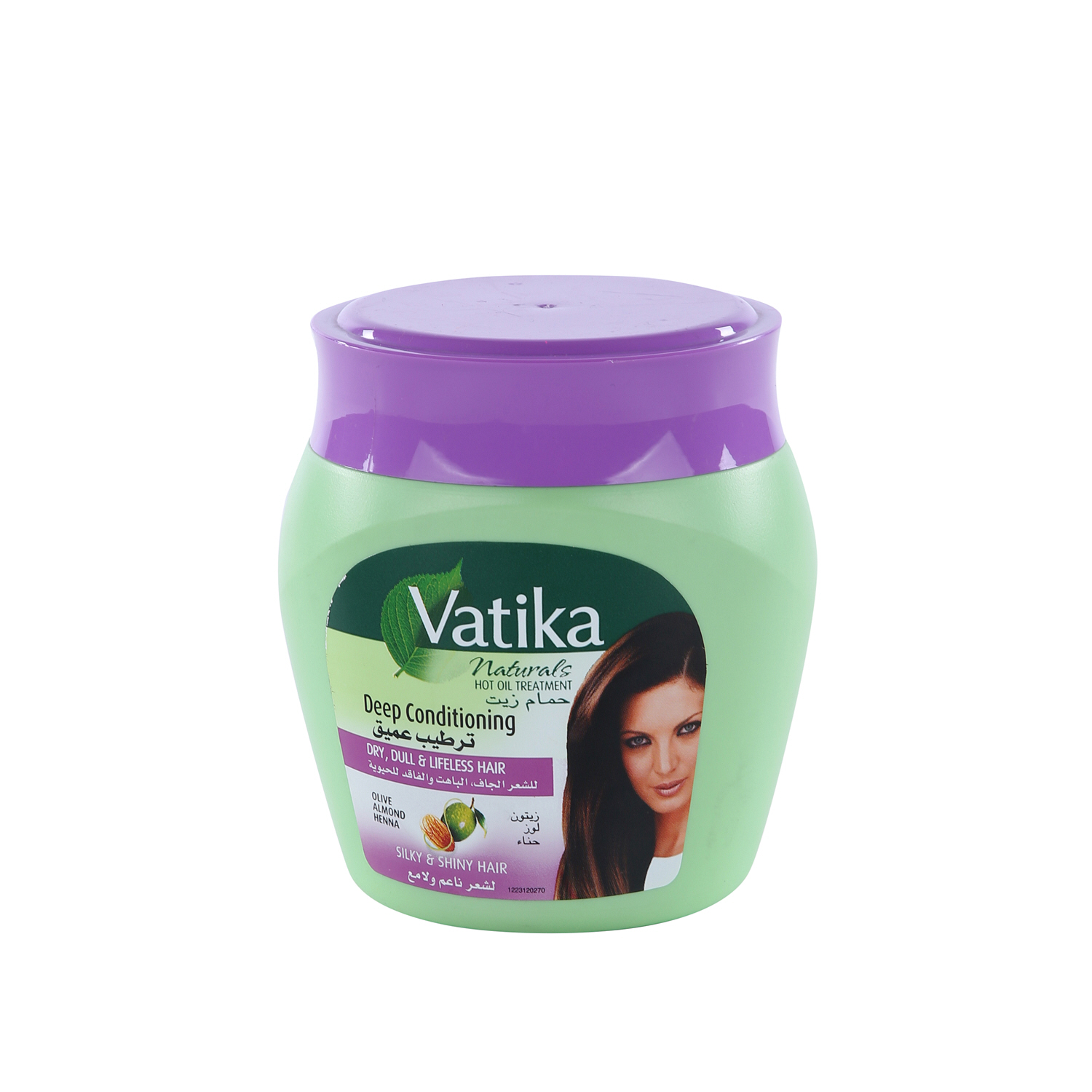 Dabur Vatika Natural Hot Oil Deep Conditioning Olives Almond & Hanna 500 g