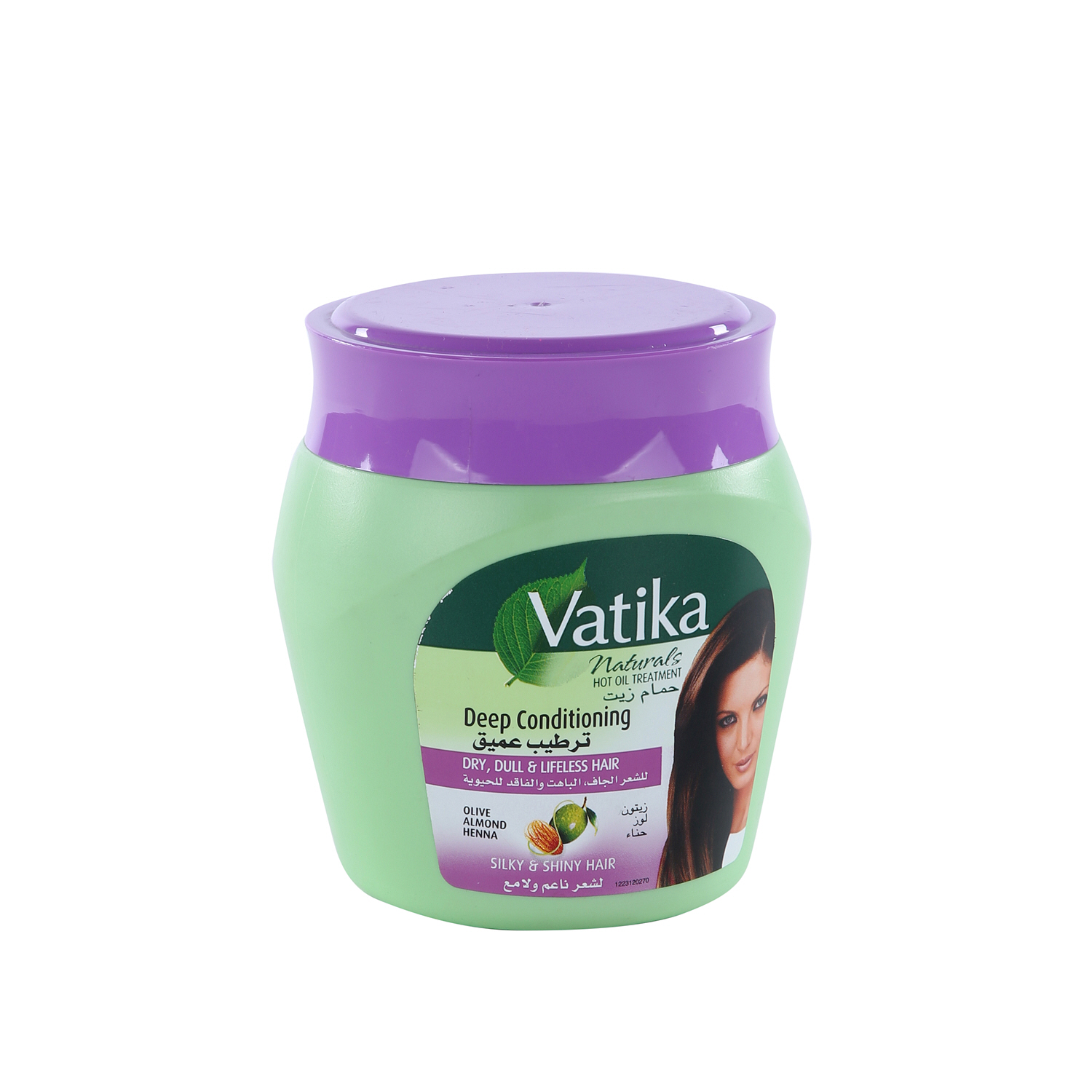 Dabur Vatika Natural Hot Oil Deep Conditioning Olives Almond & Hanna 500 g