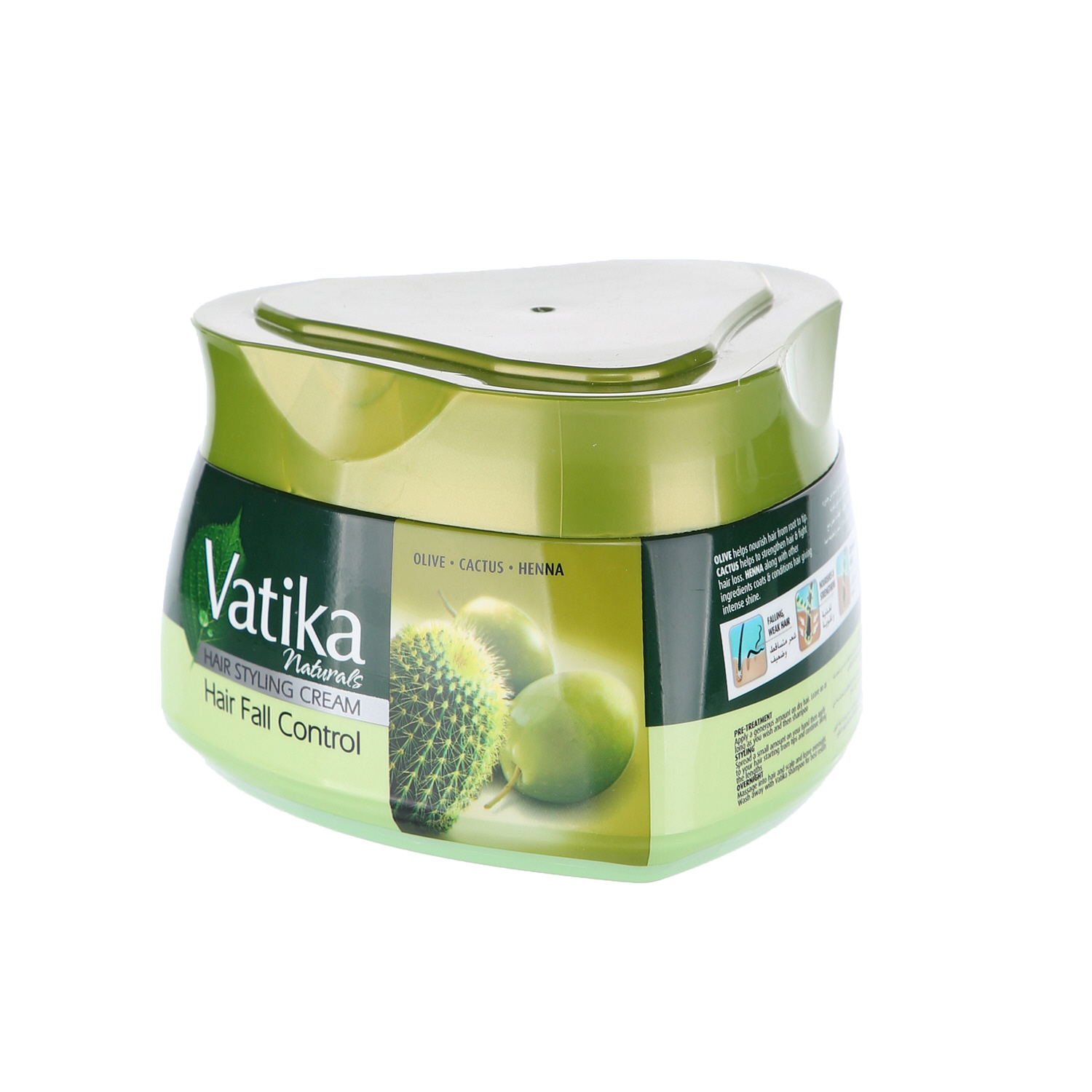 Dabur Vatika Hair Styling Cream Hair Fall Control Olive 140ml