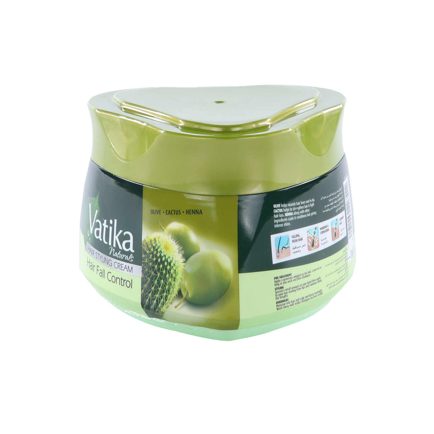 Dabur Vatika Hair Styling Cream Hair Fall Control Olive 210ml