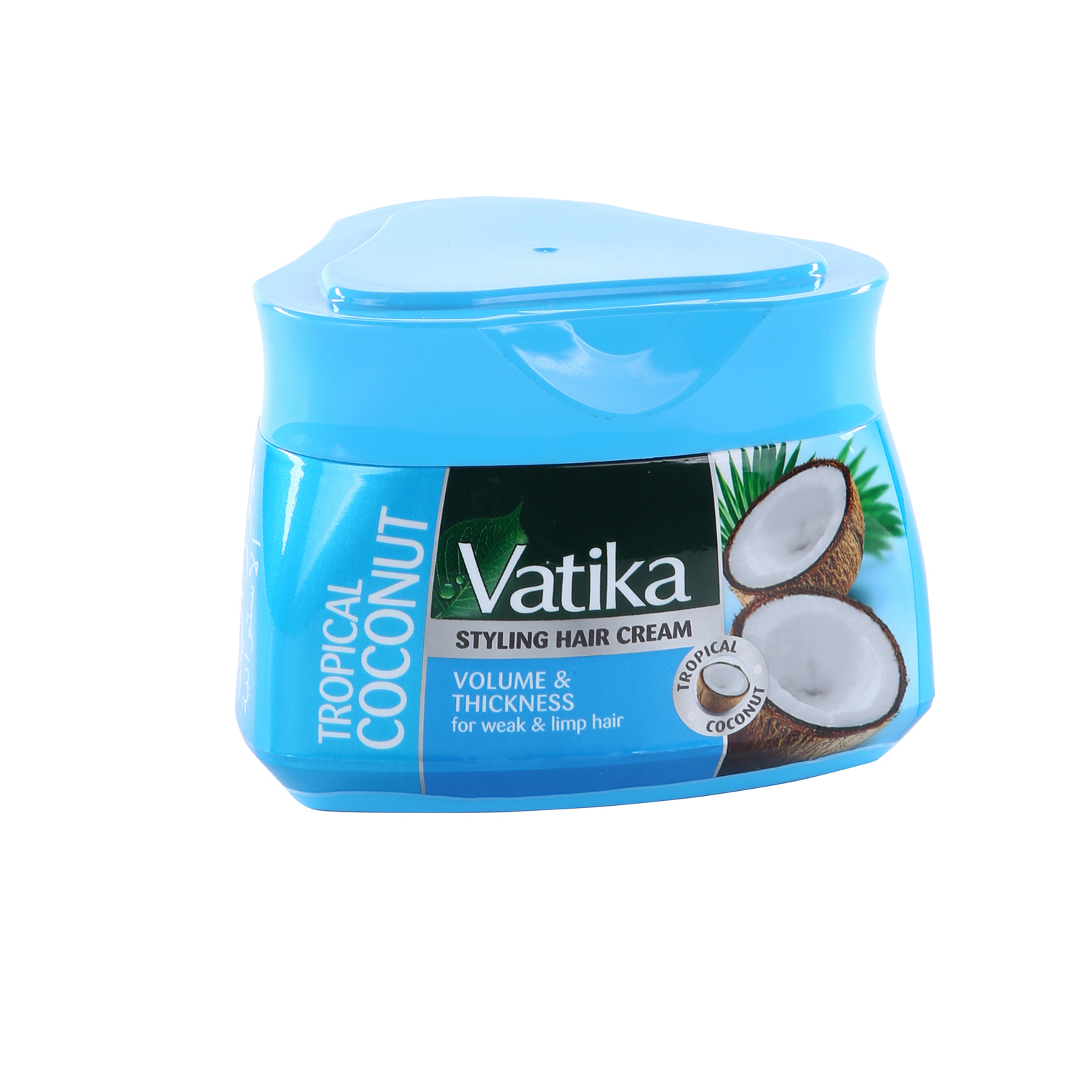 Dabur Vatika Hair Styling Cream Volume & Thickness for Weak Hair Tropical Coconut 210 ml