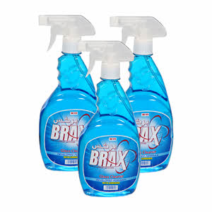 Brax Glass Cleaner 650ml x 3PCS