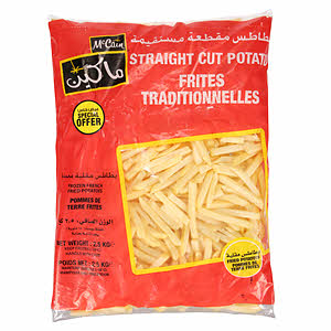 Mc Cain Frnch Fries Strght Cut 2.5Kg Mc Cain Frnch Fries Strght Cut 2.5Kg