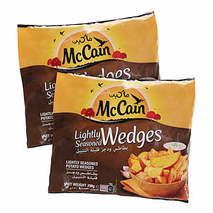 McCain French Fries Seasoned Wedges 2X750Gm