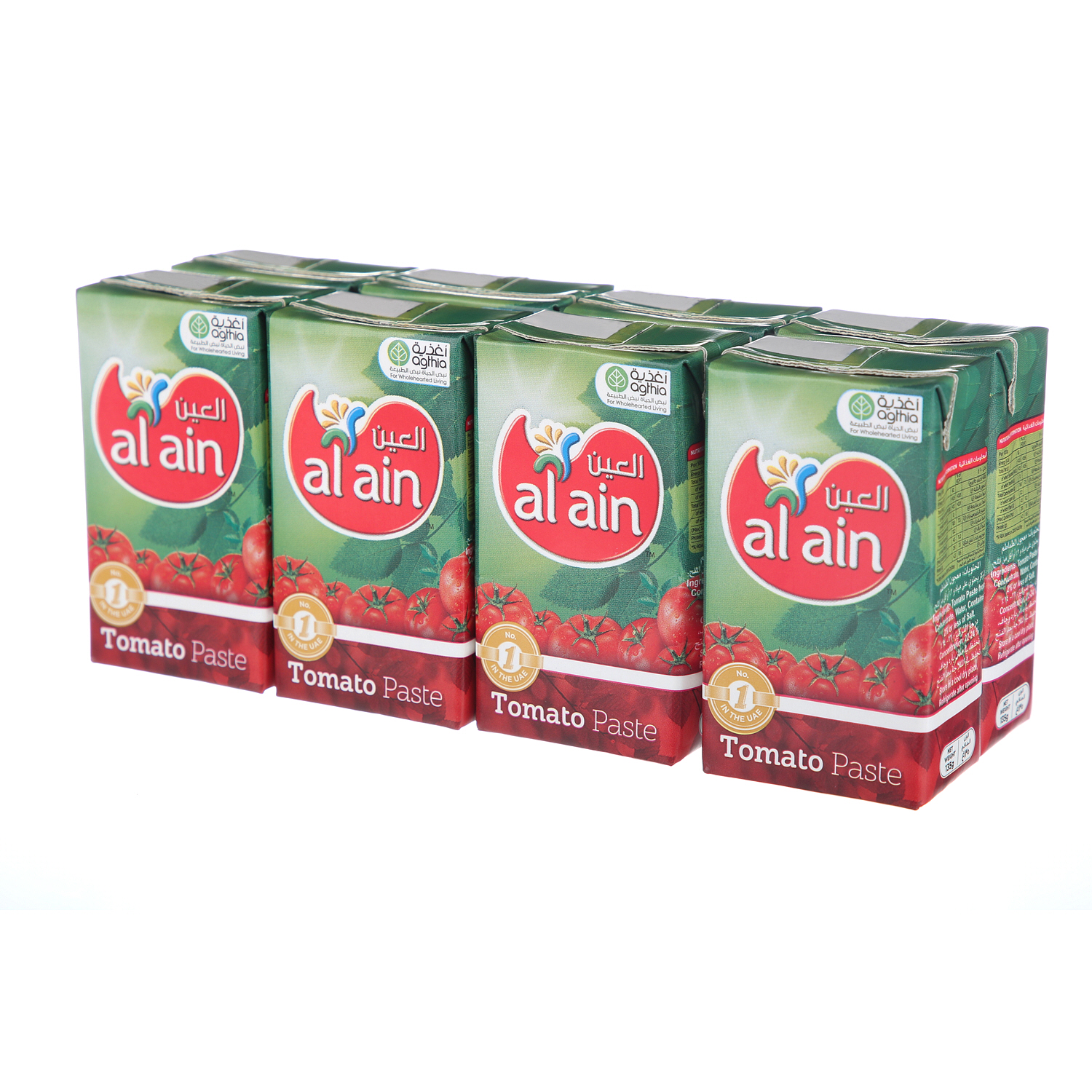 Al Ain Tomato Paste 135 g × 8 Pack