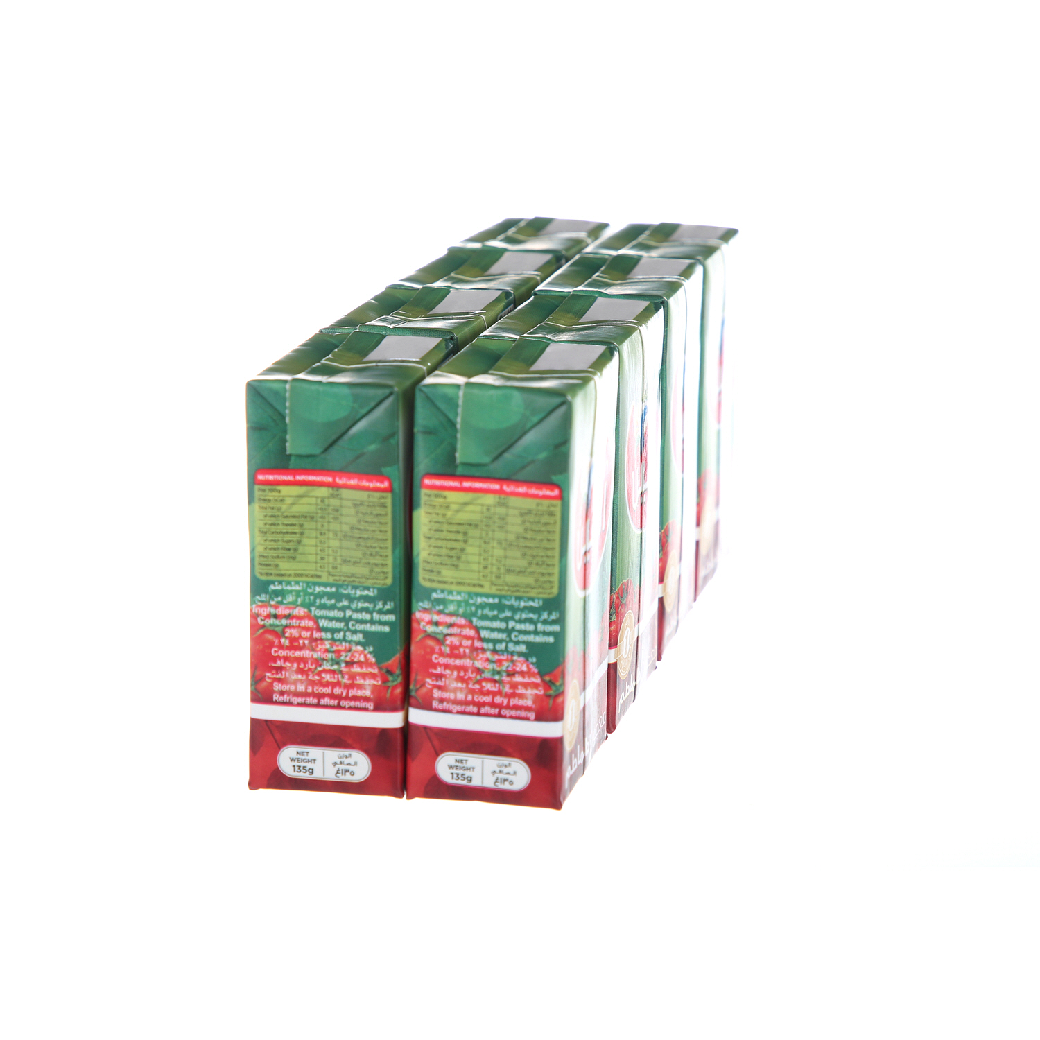 معجون طماطم مزارع العين 135 ج × 8 علبة