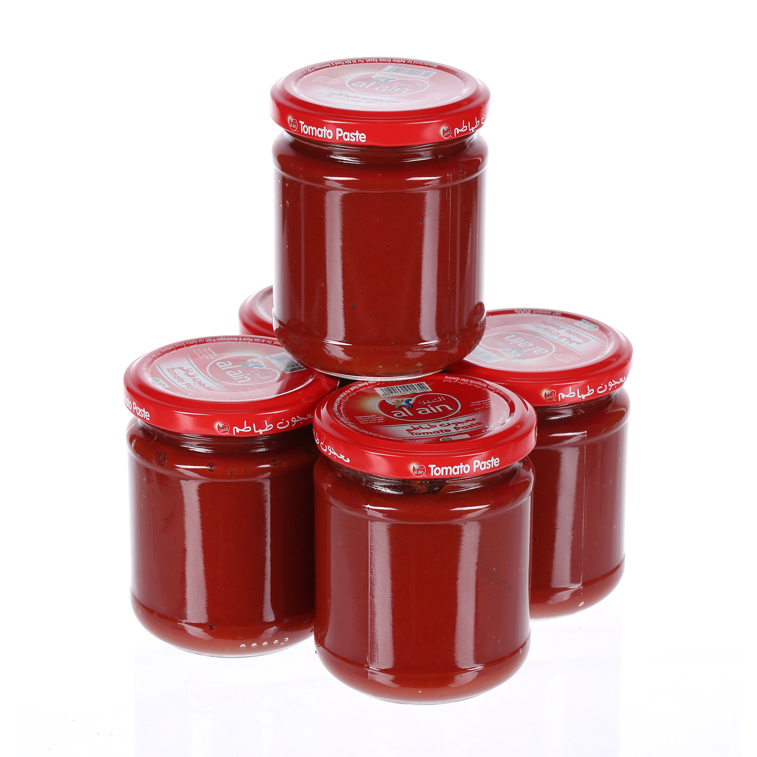 Al Ain Tomato Paste Jar 200 g × 5 Pack