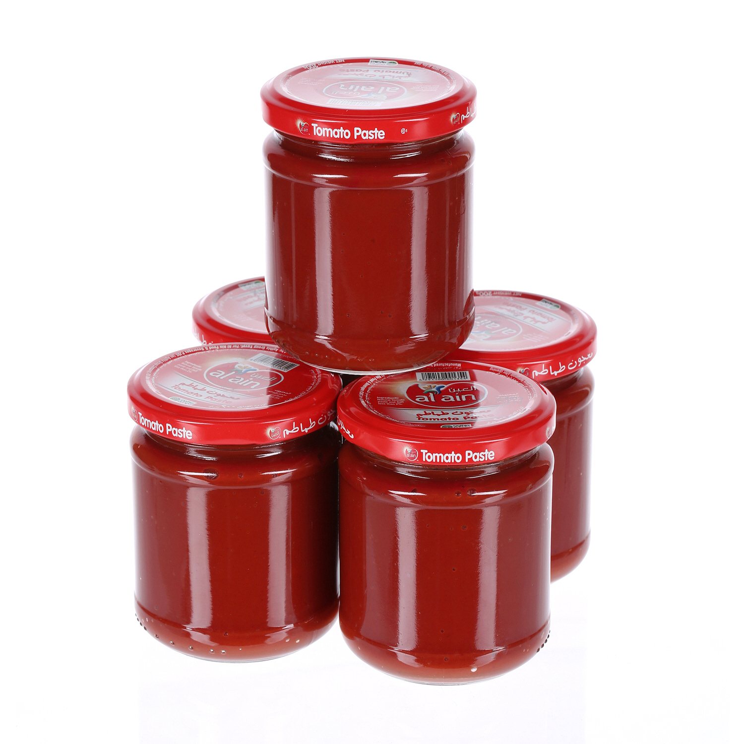 Al Ain Tomato Paste Jar 200 g × 5 Pack