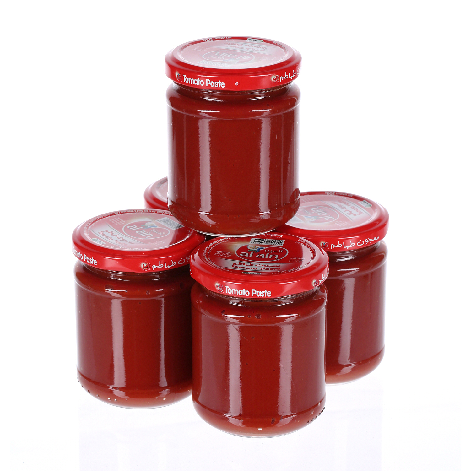 Al Ain Tomato Paste Jar 200 g × 5 Pack