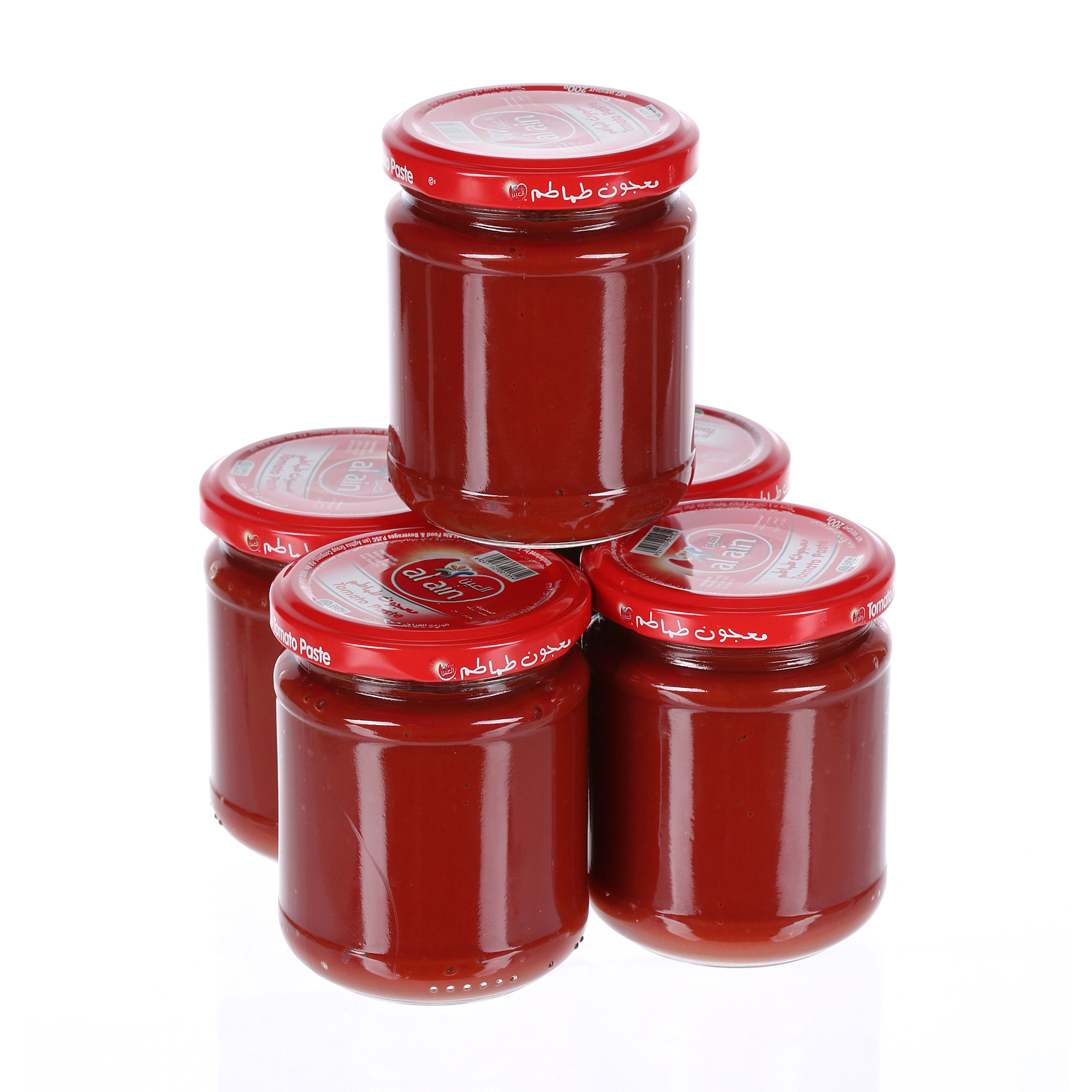 Al Ain Tomato Paste Jar 200 g × 5 Pack