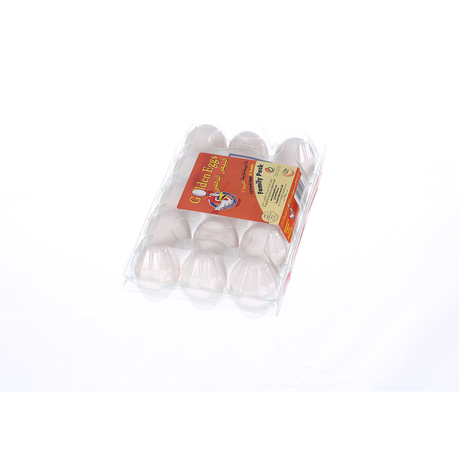 Al Jazira White Eggs Family Box 15 Pack