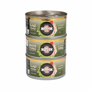 Virginia Tuna White Meat Solid In S/Oil 3X200Gm