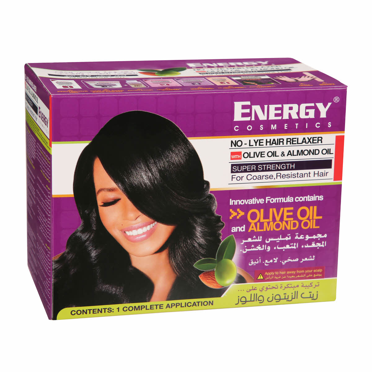 Energy Cosmetics Lye Hair Relaxer With Olive & Almond Oil | Sharjah  Co-operative Society