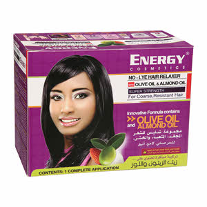 Energy Cosmetics Lye Hair Relaxer With Olive & Almond Oil