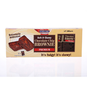 EuroCake Chocolate Chip Brownie 280 g