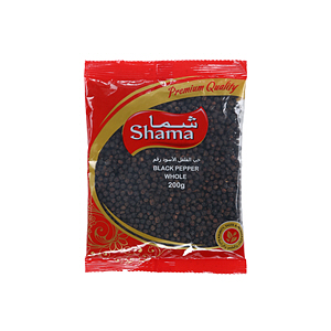 Shama Black Pepper Whole 200gm