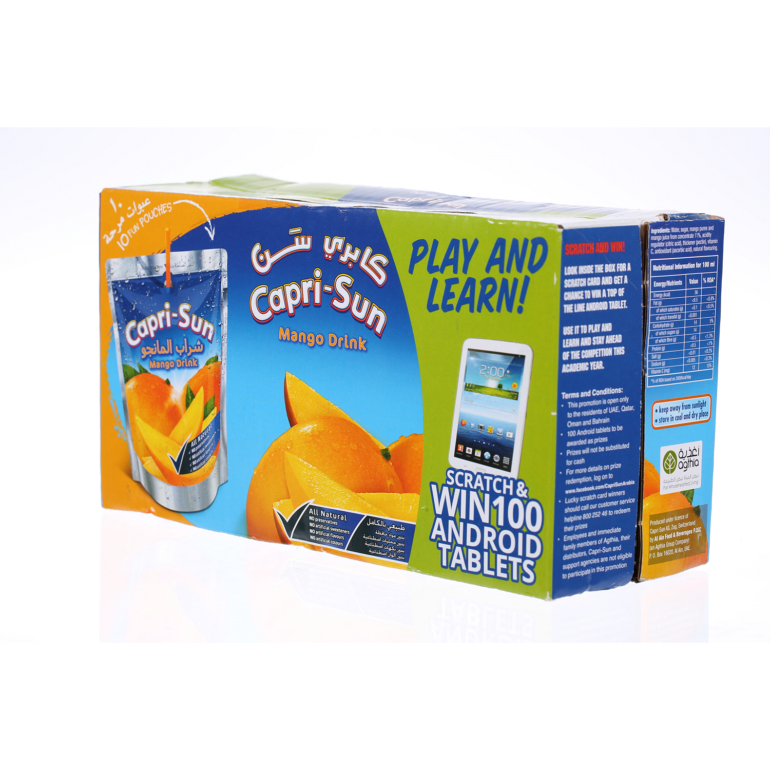 Capri Sun Mango Drink 200ml × 10'S