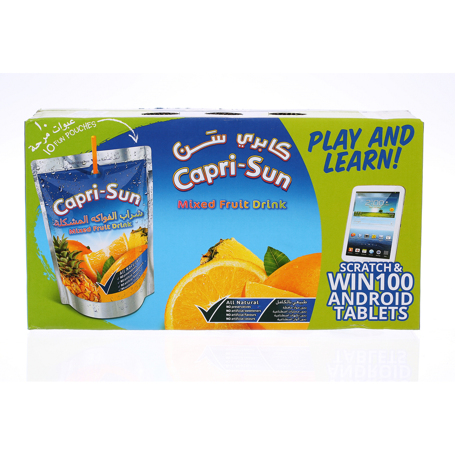 Capri Sun Mixed Fruit Drink 200ml × 10'S