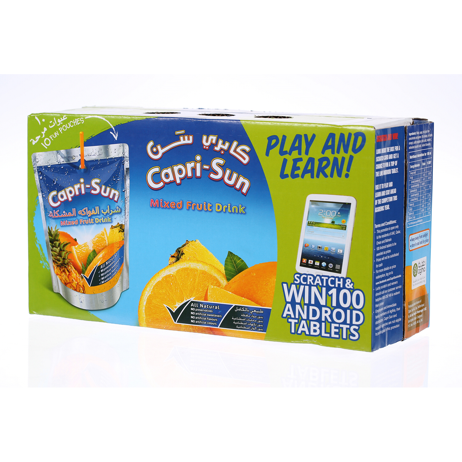 Capri Sun Mixed Fruit Drink 200ml × 10'S