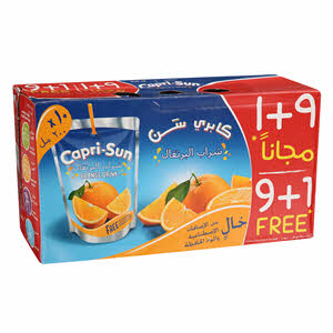 Capri Sun Juice Orange 10X200 Ml