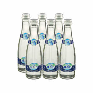 Al Ain Glass Bottle Still Water 6 x 330 ml