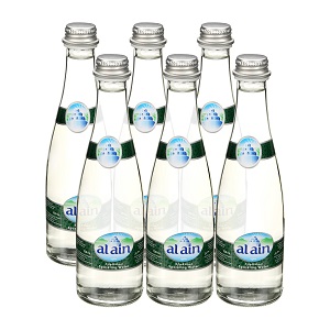 Al Ain Glass Bottle Sparkling Water 6 x 330 ml