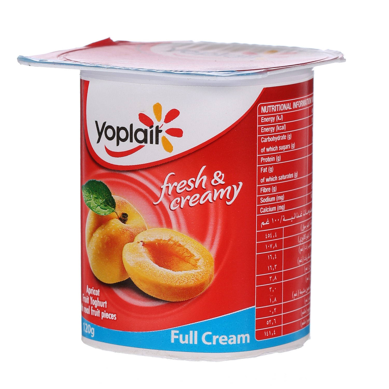 Yoplait Flavoured Yoghurt Apricot Full Fat 120 g