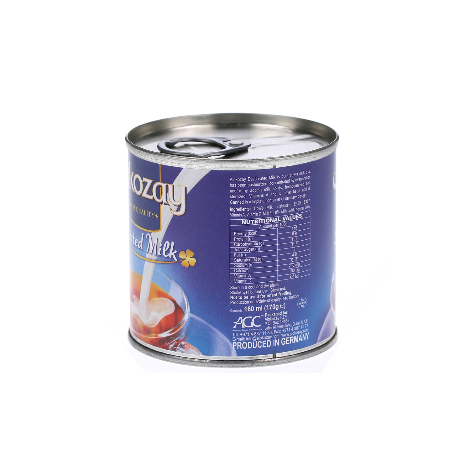 Alok Ozay Evaporated Milk 170 g