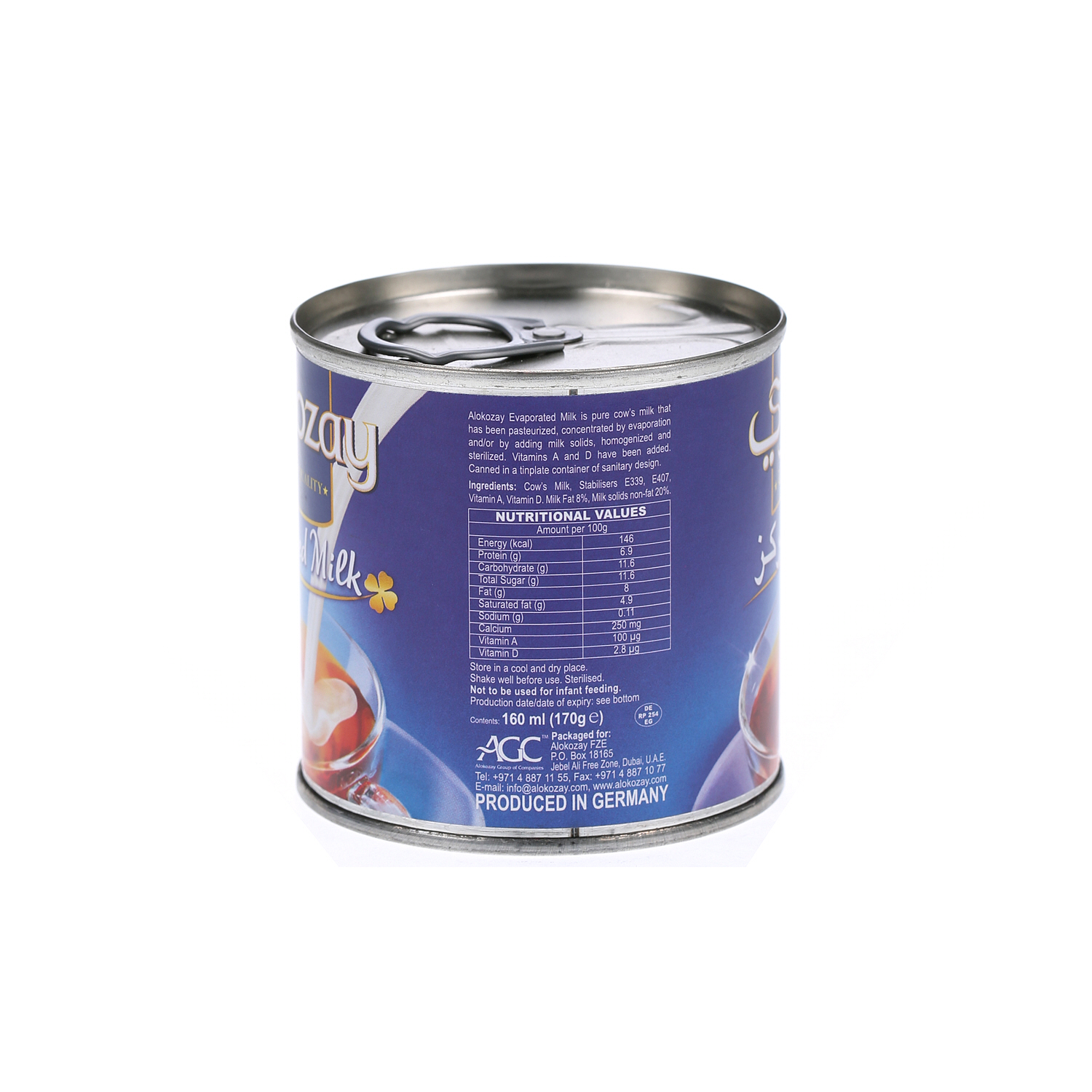 Alok Ozay Evaporated Milk 170 g