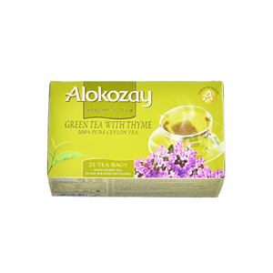 Alokozay green Tea with Thyme 25 Bag