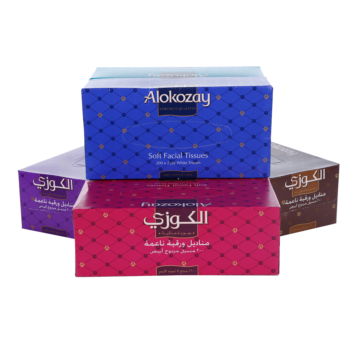 Alokozay Facial Tissue 200 x 5 Pack