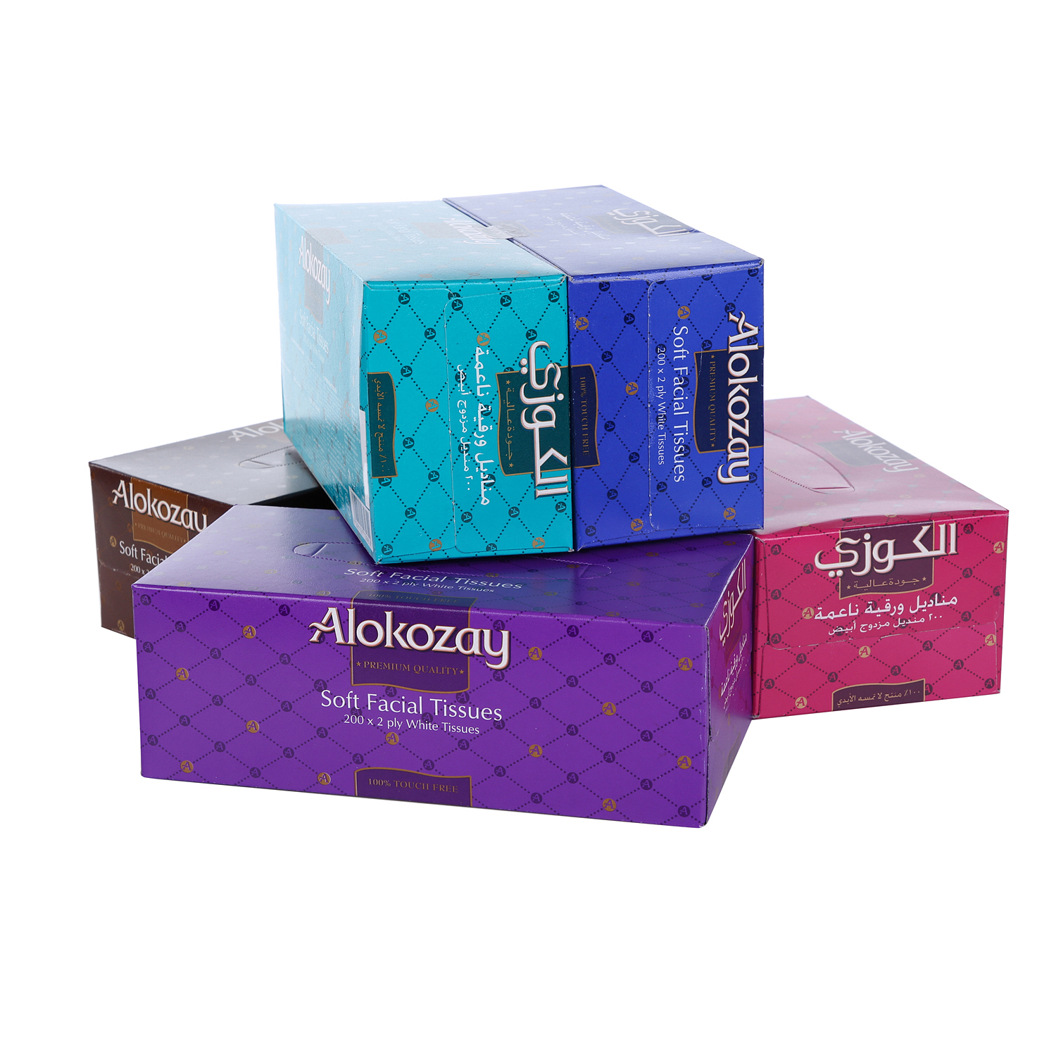 Alokozay Facial Tissue 200 x 5 Pack