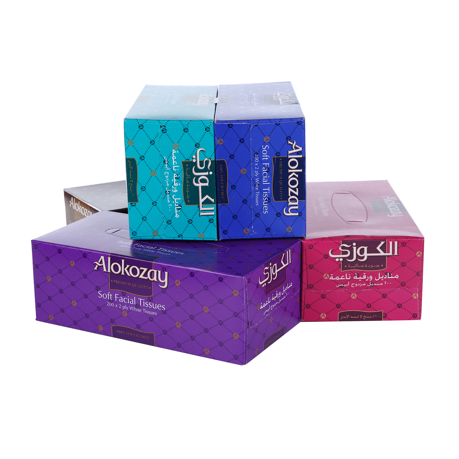 Alokozay Facial Tissue 200 x 5 Pack