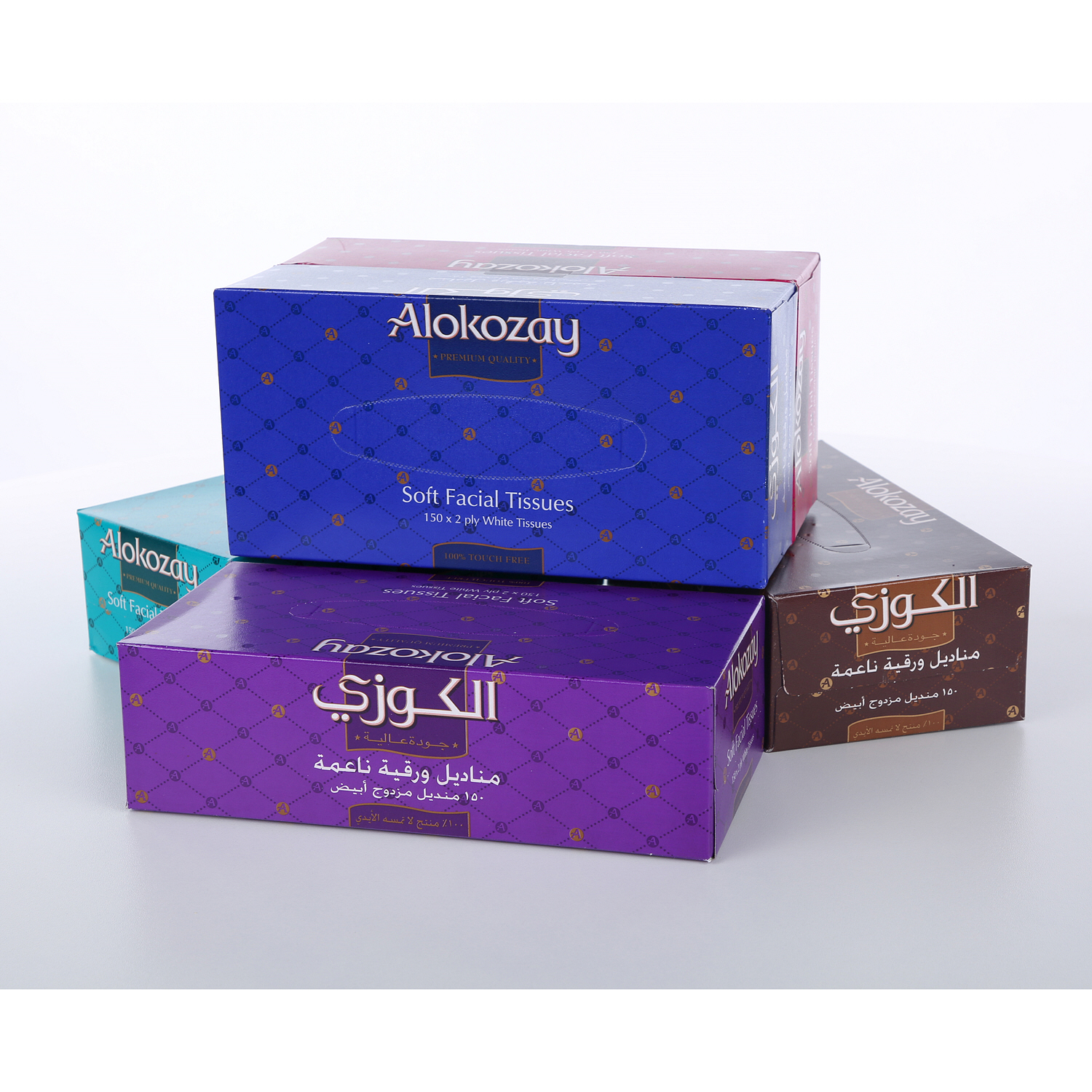 Alokozay Facial Tissue 150 × 5 Pieces