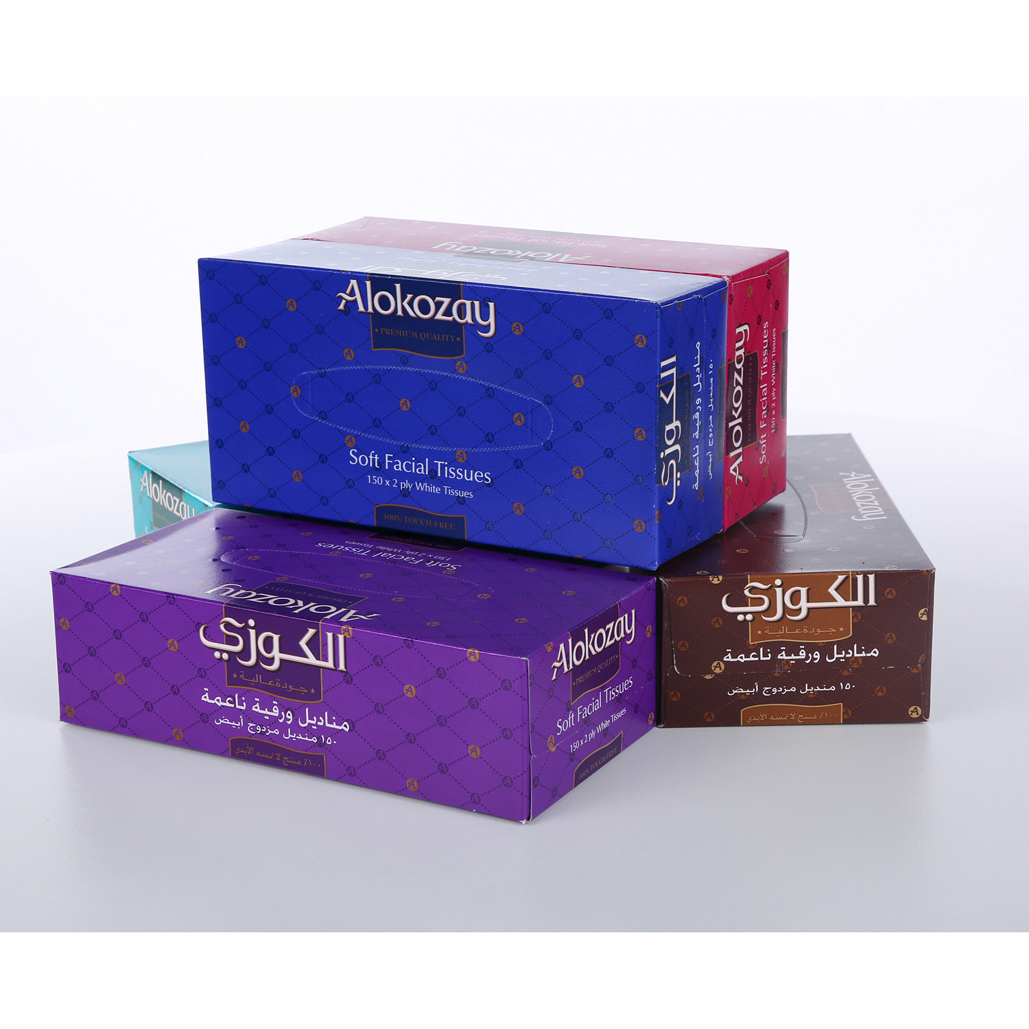 Alokozay Facial Tissue 150 × 5 Pieces