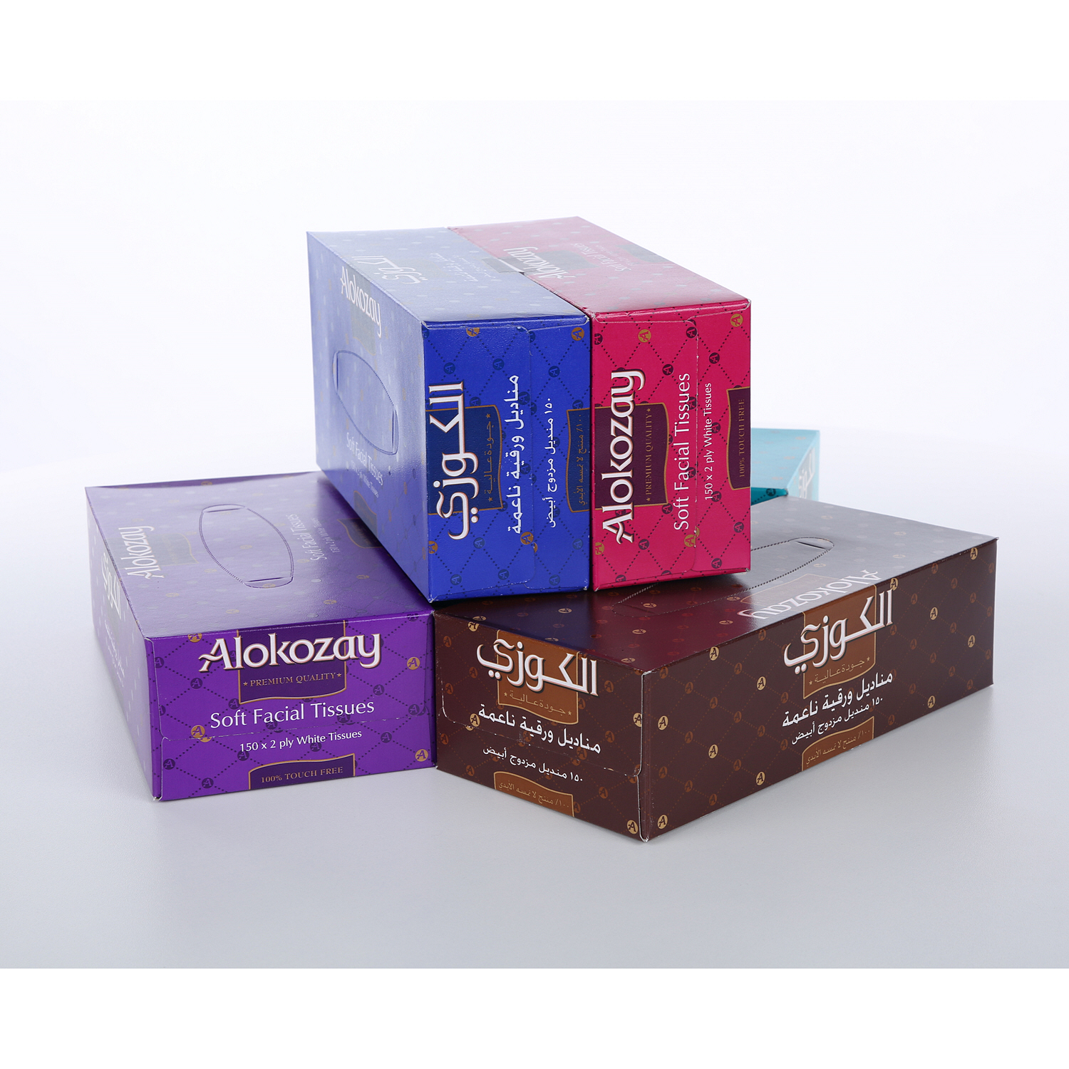 Alokozay Facial Tissue 150 × 5 Pieces