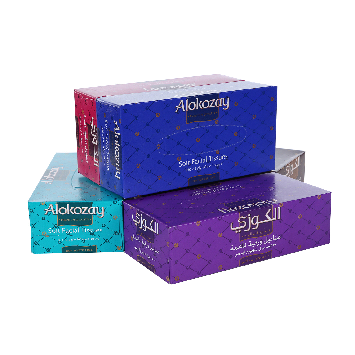 Alokozay Facial Tissue 150 × 5 Pieces