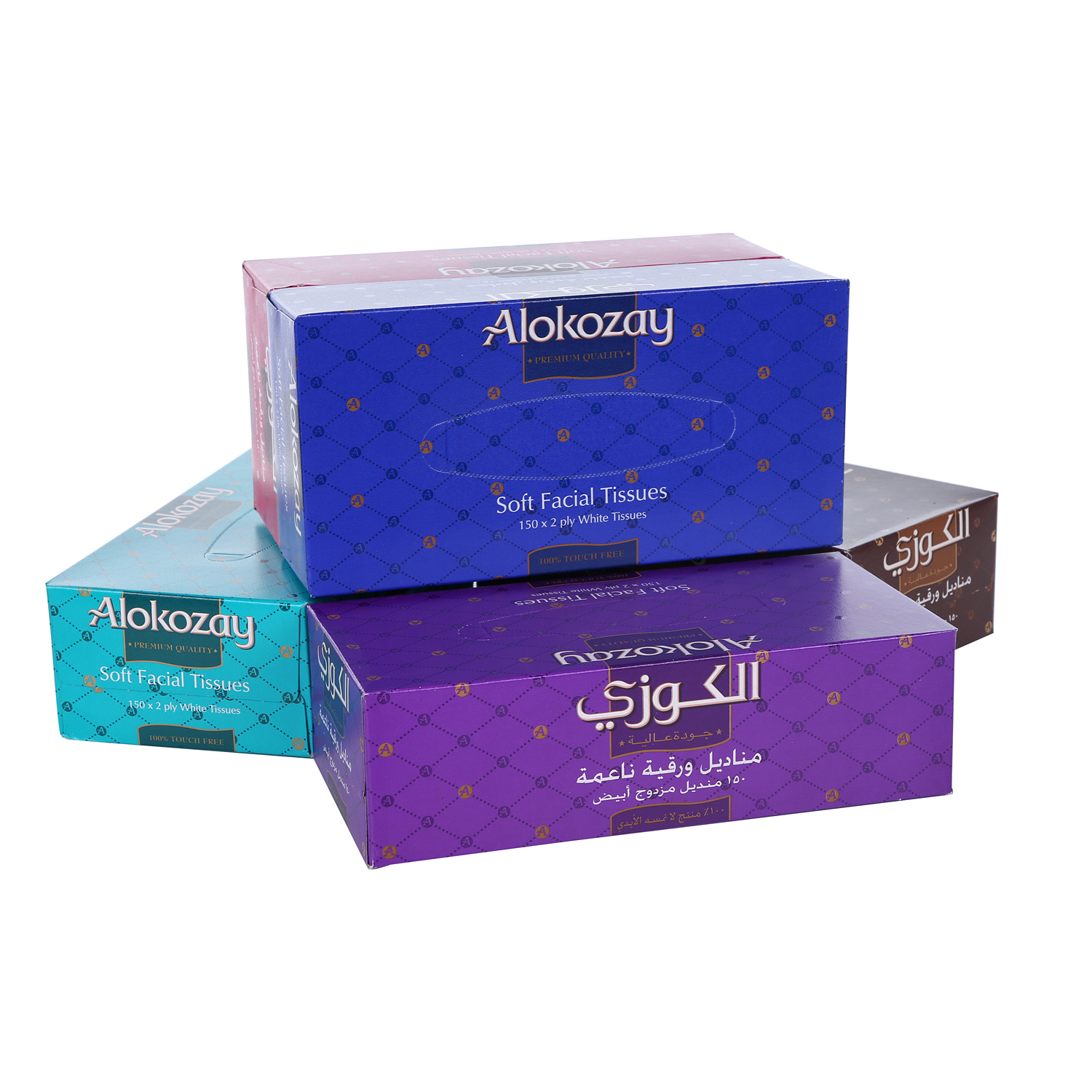 Alokozay Facial Tissue 150 × 5 Pieces