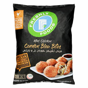 Freshly Foods Mini Chicken Cordon Bleu Bites 800 g